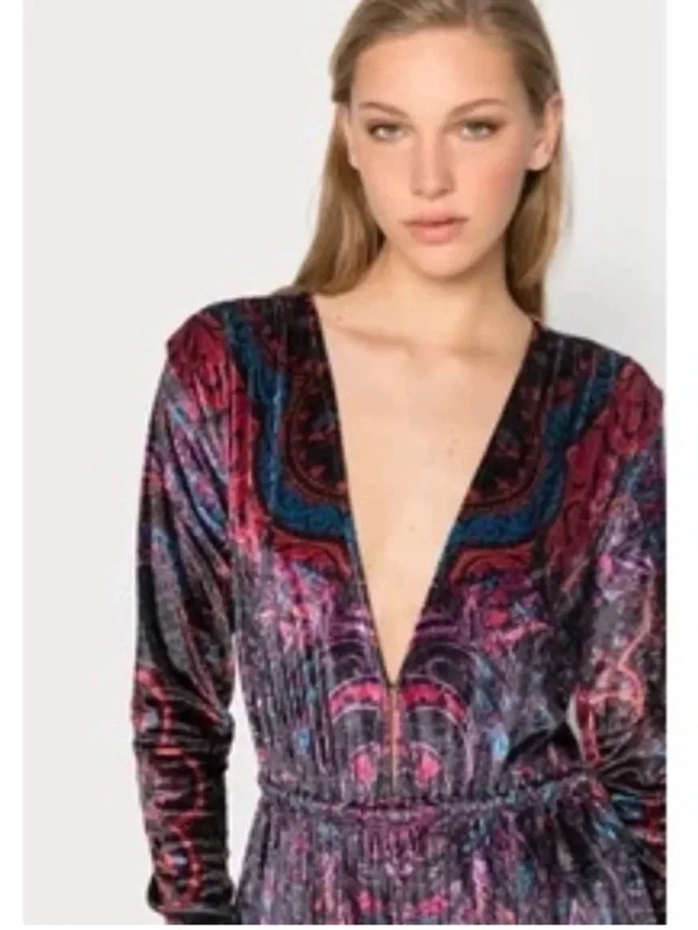 Free People Giselle Velvet Jumpsuit